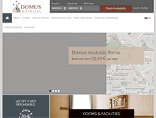 Tablet Screenshot of domusaustralia.org